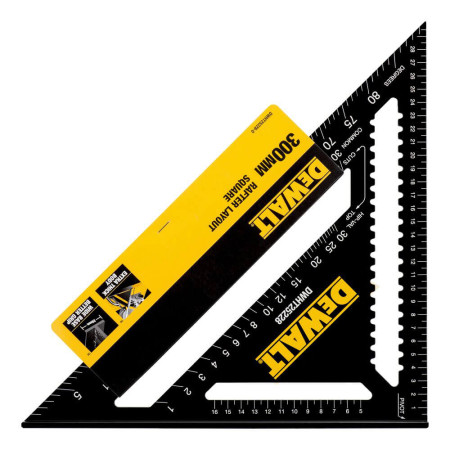 Косинець для покрівельних робіт, металевий, розміром 300 х 300 мм. DeWALT (DWHT25228-0)