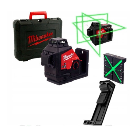Нивелир лазерный 3D (аккумуляторный) Milwaukee M12 3PL-0C (4933478103)