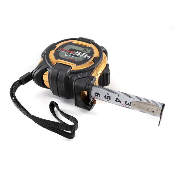 Рулетка строительная TAJIMA G3 LOCK G3GL25-55BL ударопрочная 5,5 м (1001-1663)